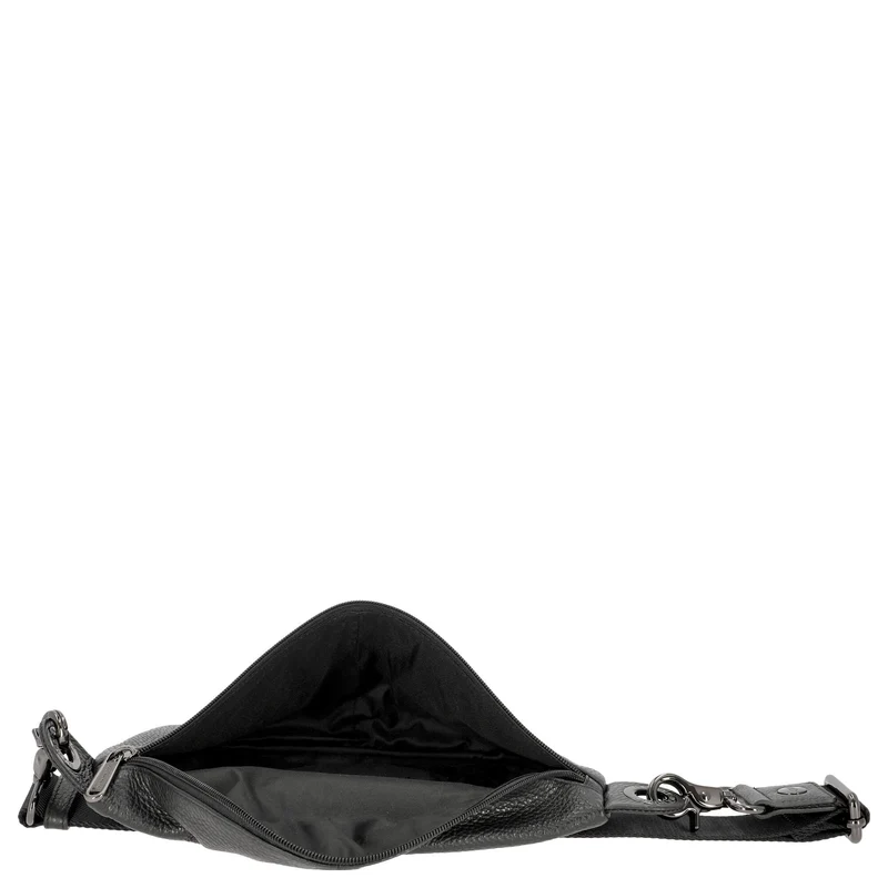 Mandarina Duck Mellow Leather Bum Bag - Riñonera 30 cm (nero)