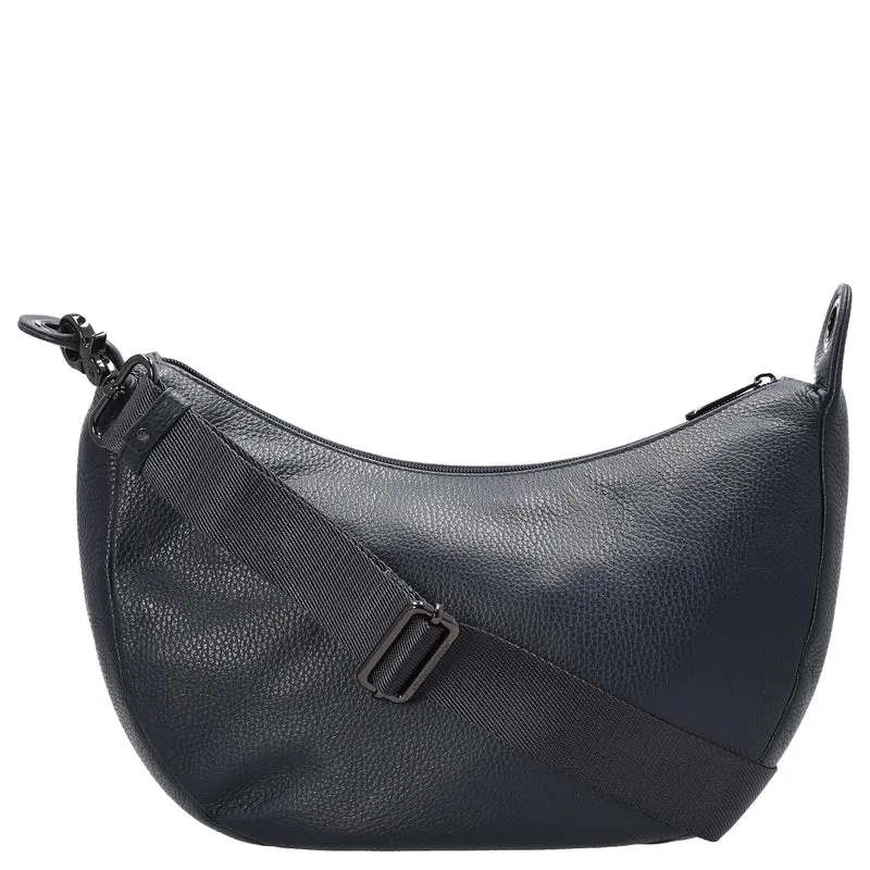 Mandarina Duck Mellow Leather - Bolso bandolera S 35 cm (dress blue)