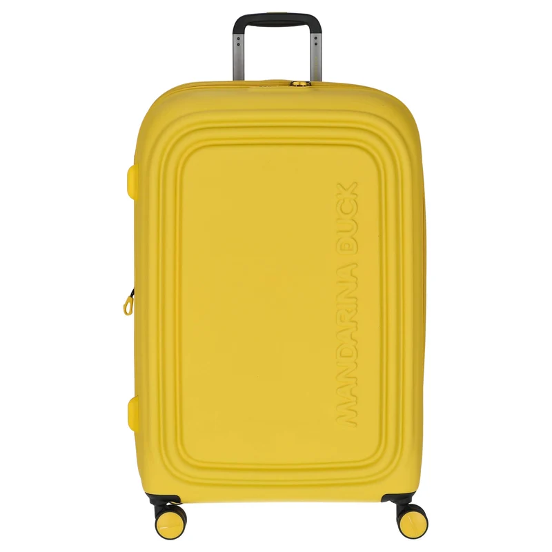 Mandarina Duck Logoduck+ - Trolley de 4 ruedas 74 cm L expandible (duck yellow)