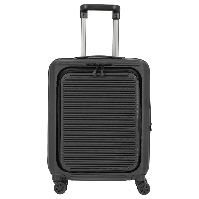 Mandarina Duck Tank Case - Trolley de 4 ruedas con bolsillo delantero 55 cm (black)