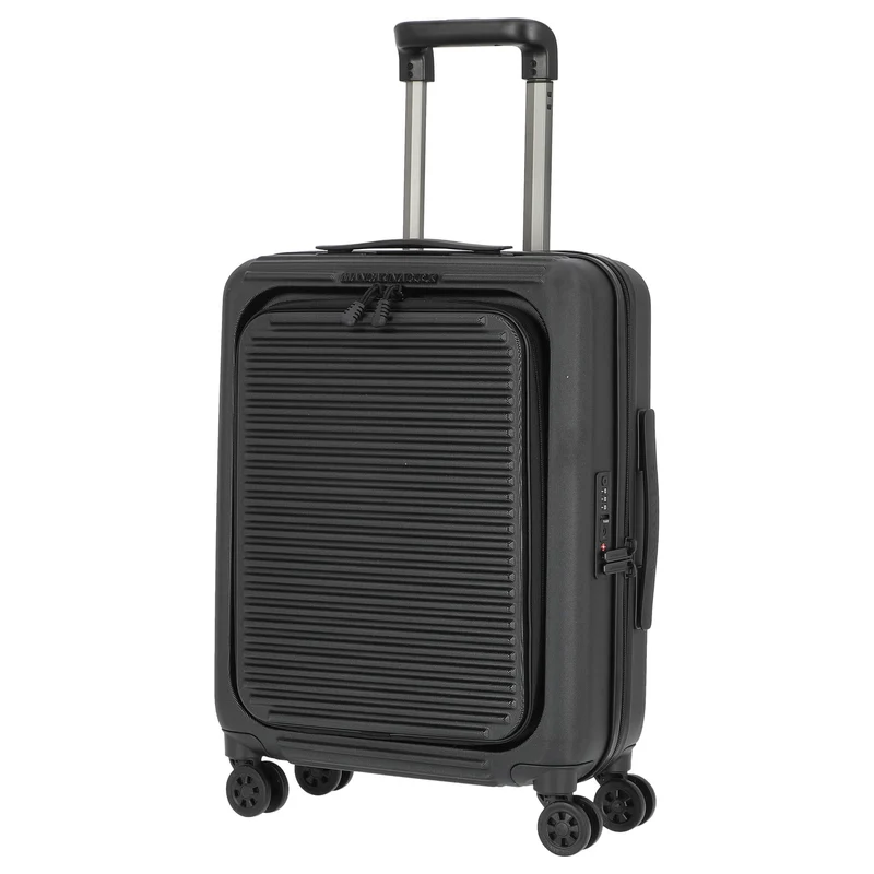 Mandarina Duck Tank Case - Trolley de 4 ruedas con bolsillo delantero 55 cm (black)