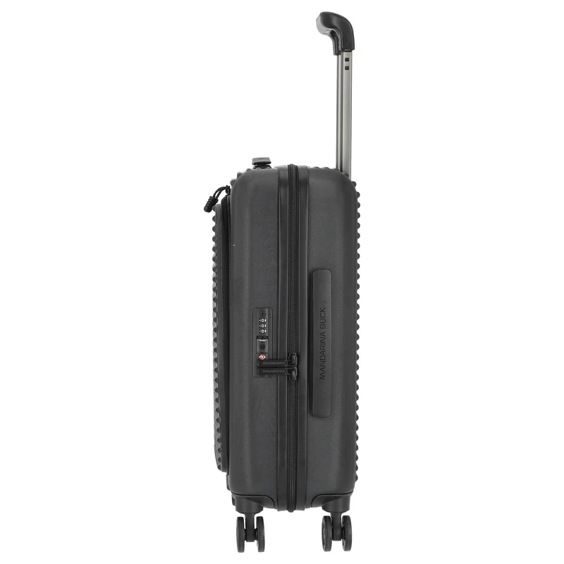 Mandarina Duck Tank Case - Trolley de 4 ruedas con bolsillo delantero 55 cm (black)