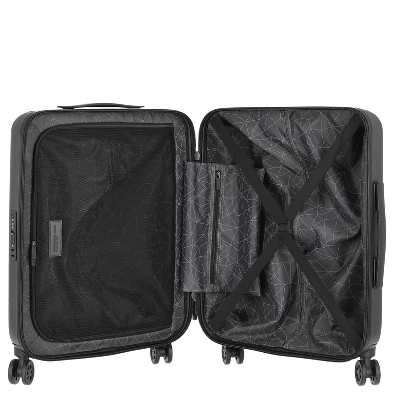 Mandarina Duck Tank Case - Trolley de 4 ruedas con bolsillo delantero 55 cm (black)