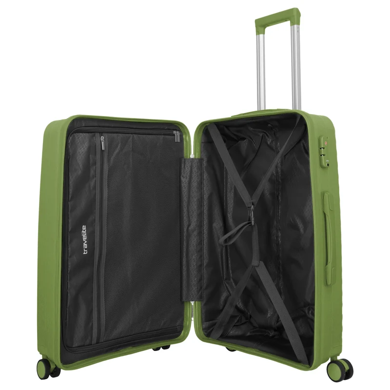 Travelite Pacific - Trolley de 4 ruedas 67 cm (olive)