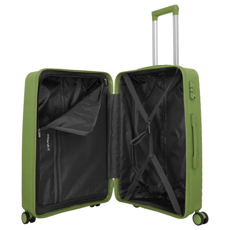 Travelite Pacific - Trolley de 4 ruedas 67 cm (olive)