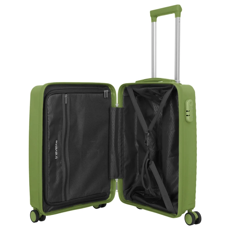Travelite Pacific - Trolley de cabina con 4 ruedas 55 cm (olive)