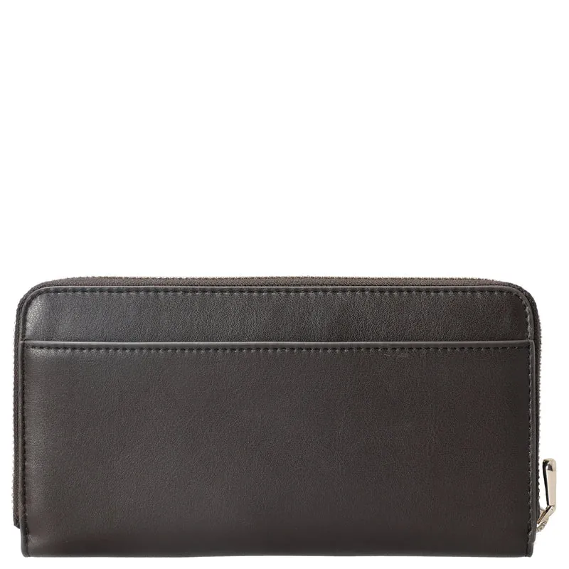 BOSS Women Numah Ziparound - Cartera 19 cm (dark brown)