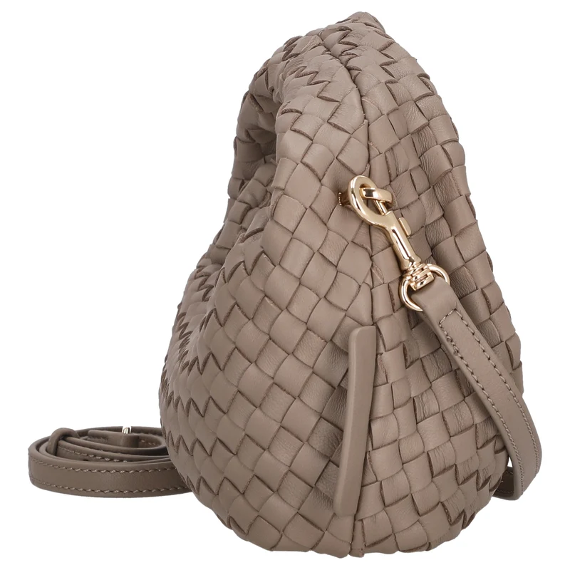 Les Visionnaires Greta Micro Weave Silky - Bolso de mano 20 cm (cappuccino beige)