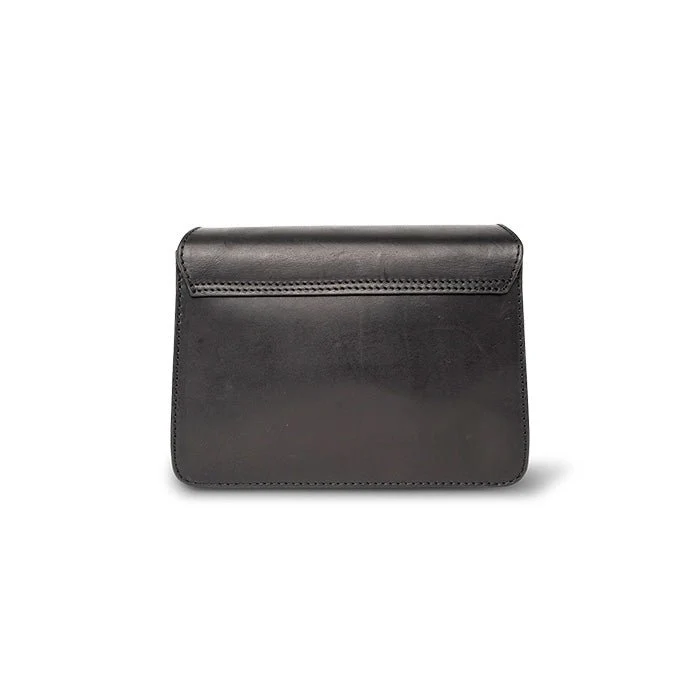 Mini Bolso Harper Clásico Negro (Correas de Cuero)