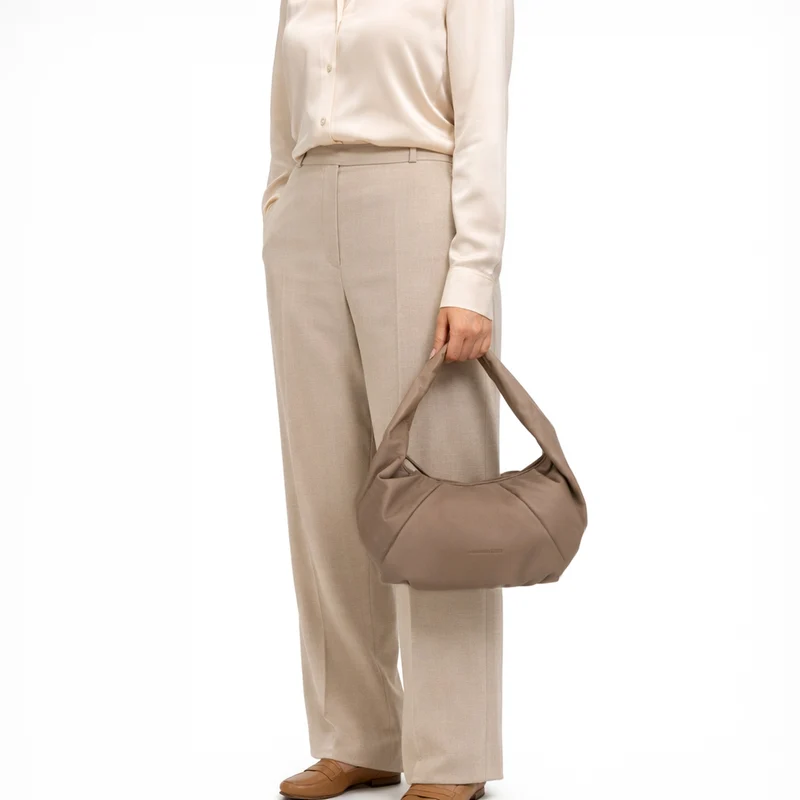 Les Visionnaires Greta Essential Soft Grainy - Bolso de mano 42 cm (cappuccino beige)