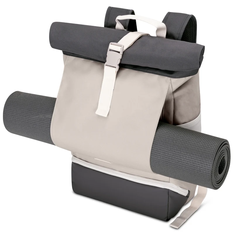 Johnny Urban Allen Medium - Mochila Rolltop 40 cm (sand grey)