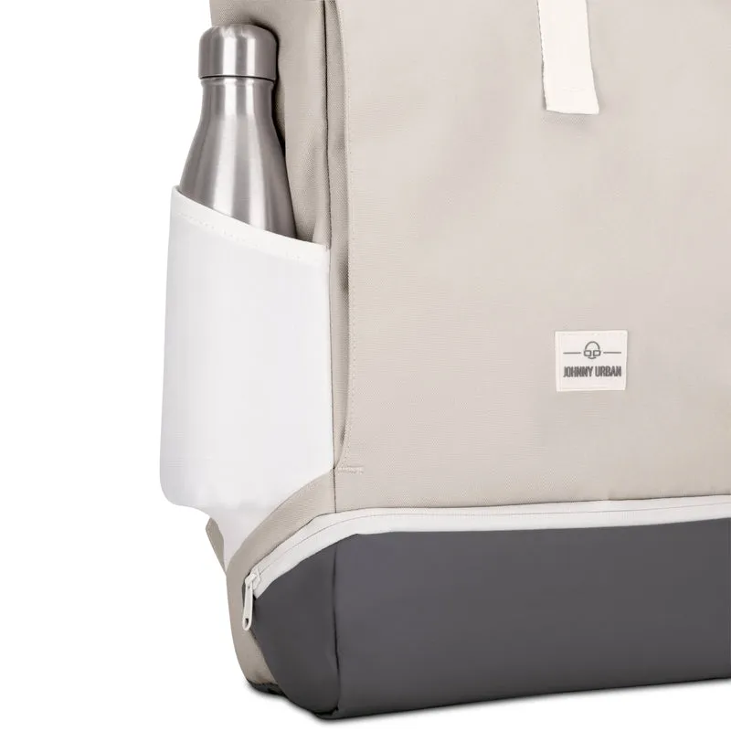 Johnny Urban Allen Medium - Mochila Rolltop 40 cm (sand grey)