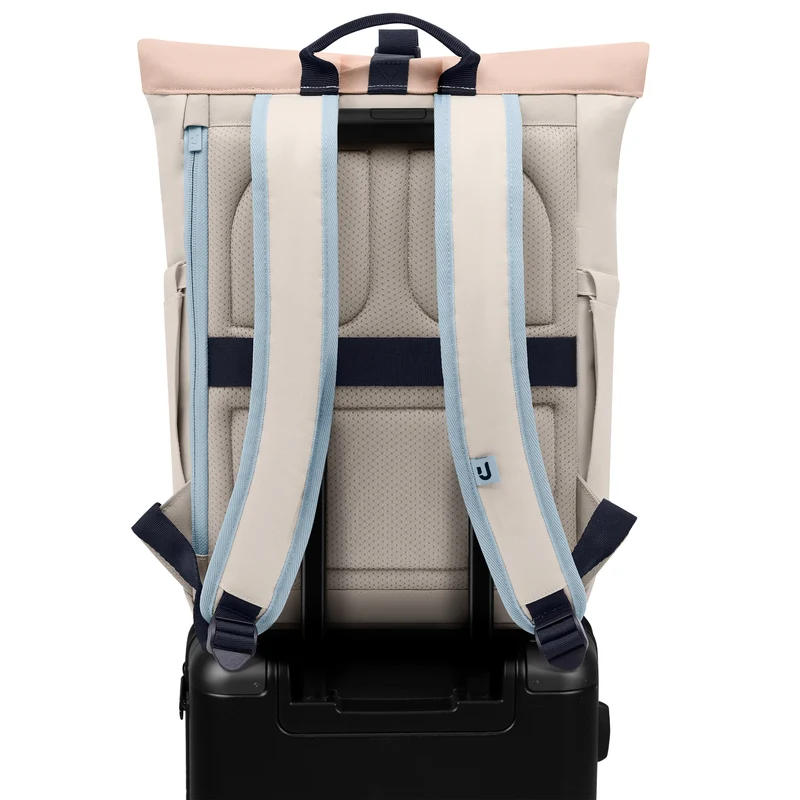 Johnny Urban Luca Small - Mochila Rolltop 36 cm (sand-rose)