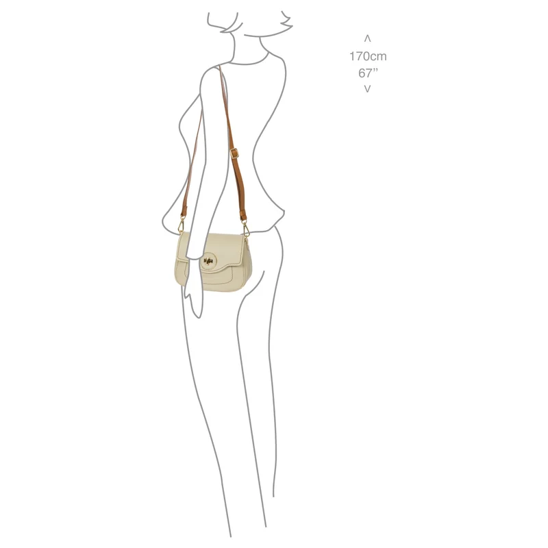 Brics Gardenia - Bolso bandolera 23 cm (cream/caramel)