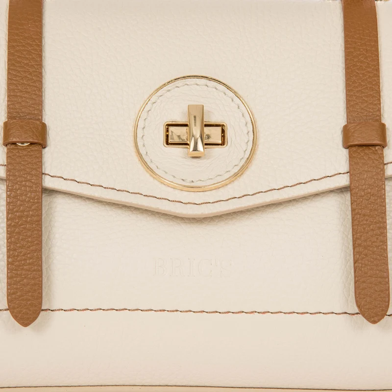 Brics Ninfea - Bolso de mano 25 cm (cream/caramel)