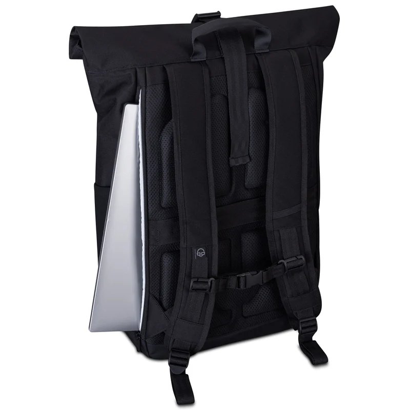 Johnny Urban Allen XL - Mochila Rolltop 49 cm (black)
