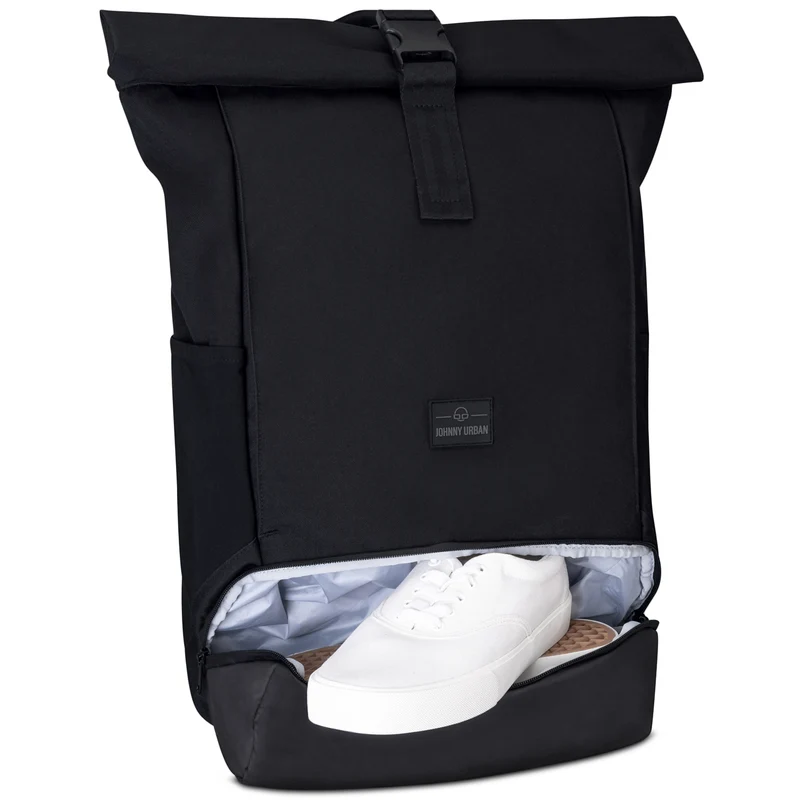 Johnny Urban Allen XL - Mochila Rolltop 49 cm (black)
