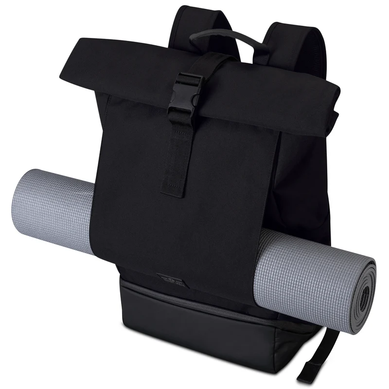 Johnny Urban Allen XL - Mochila Rolltop 49 cm (black)