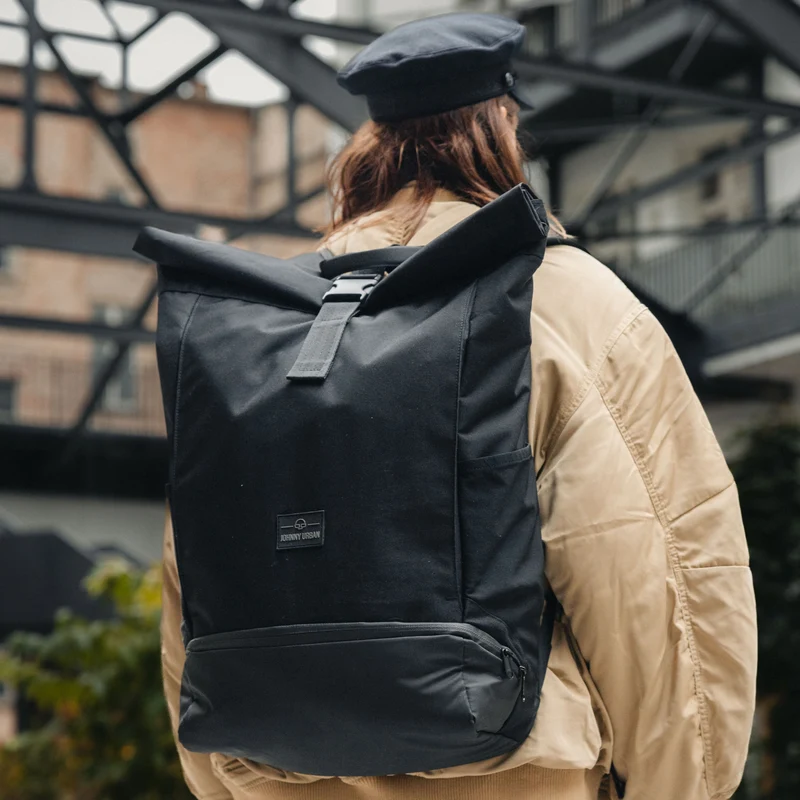 Johnny Urban Allen XL - Mochila Rolltop 49 cm (black)