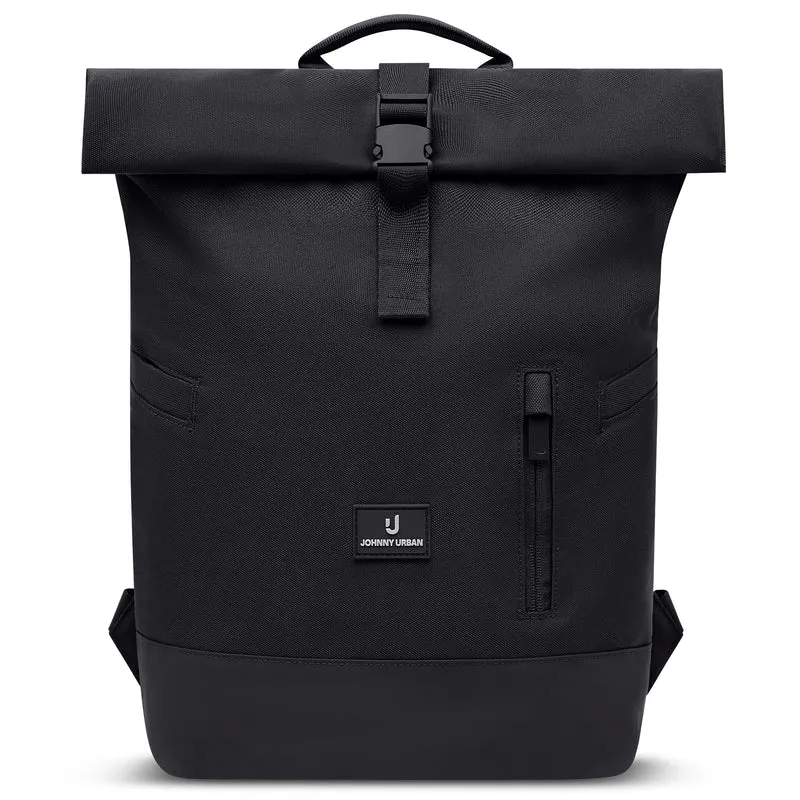Johnny Urban Luca Small - Mochila Rolltop 36 cm (black)