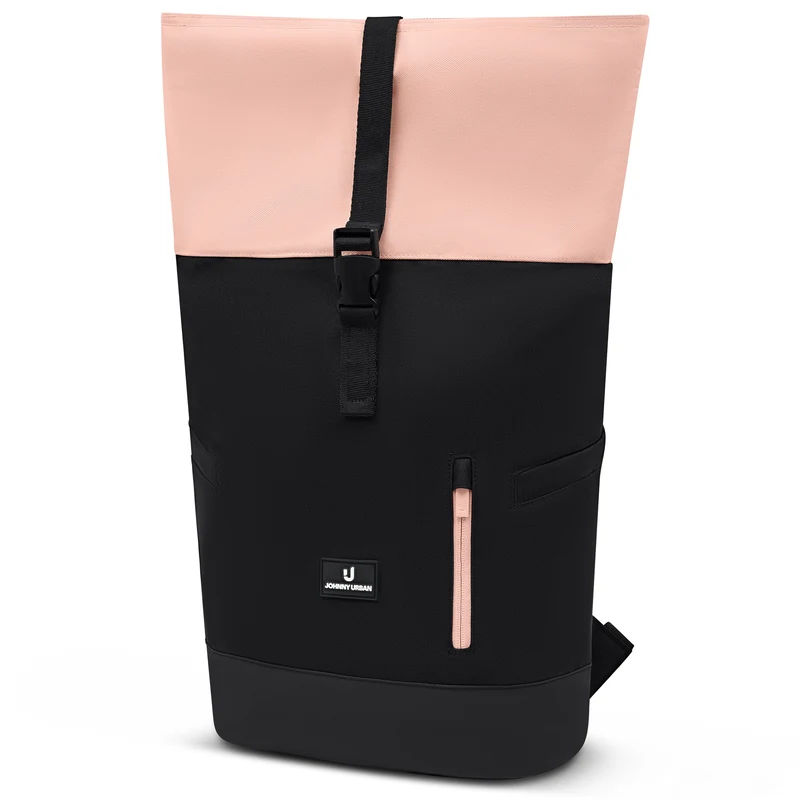 Johnny Urban Luca Small - Mochila Rolltop 36 cm (black-rose)