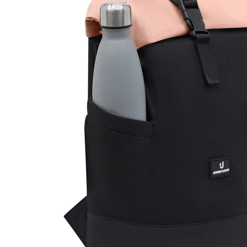 Johnny Urban Luca Small - Mochila Rolltop 36 cm (black-rose)