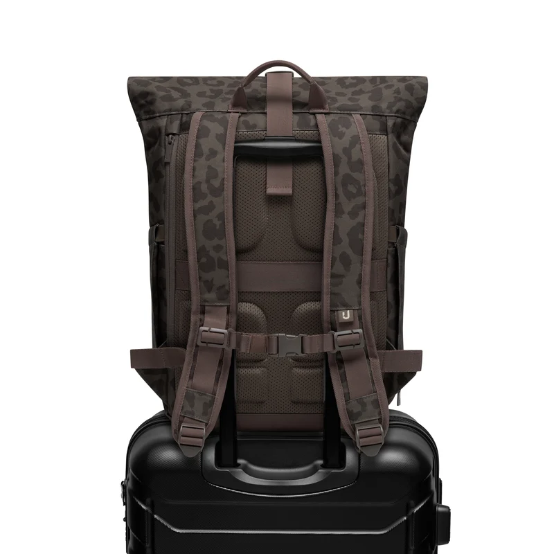 Johnny Urban Allen Medium - Mochila Rolltop 40 cm (brown leo)