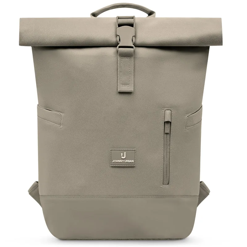 Johnny Urban Luca Small - Mochila con cierre enrollable 36 cm (desert grey)
