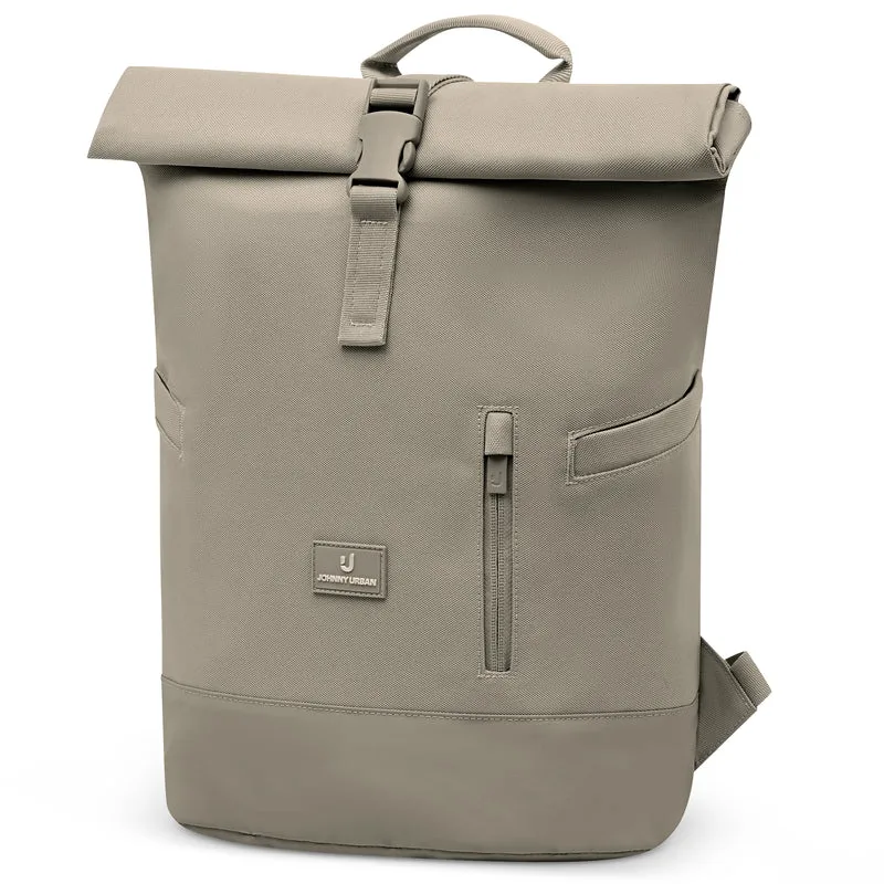 Johnny Urban Luca Small - Mochila con cierre enrollable 36 cm (desert grey)