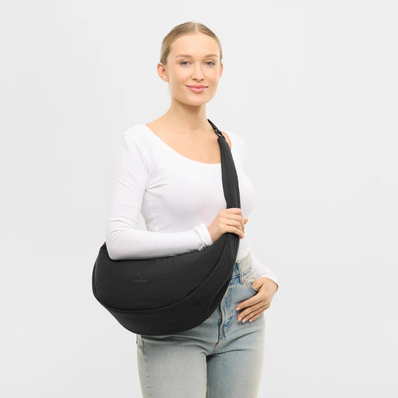 Johnny Urban Lou Large - Bolso bandolera 21 cm (black)