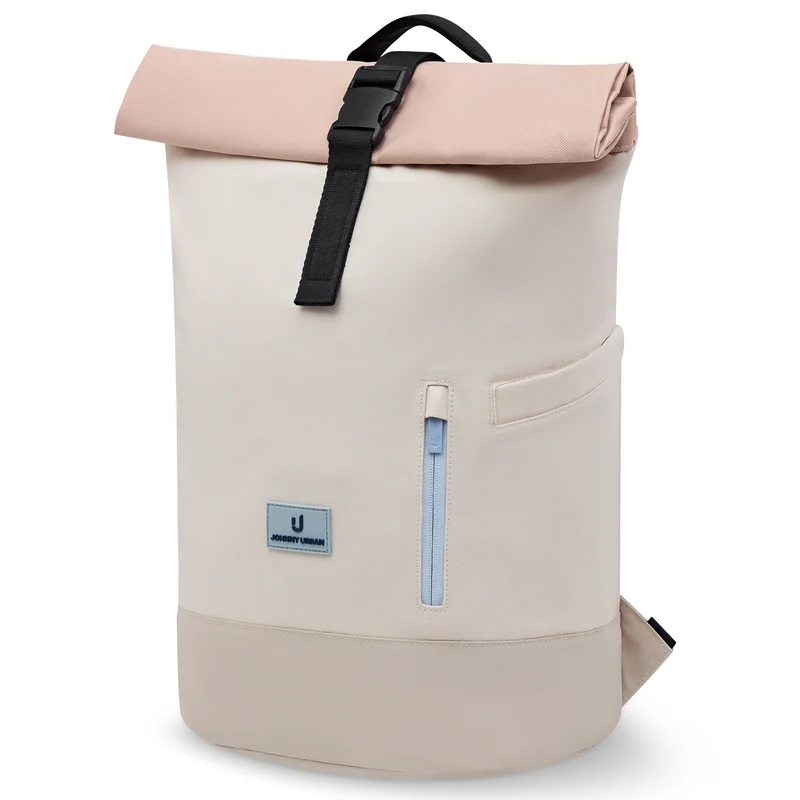 Johnny Urban Luca Medium - Mochila Rolltop 42 cm (sand-rose)