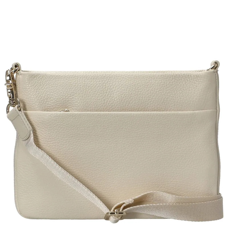 Mandarina Duck Mellow Leather - Bolso bandolera 23 cm (almond)