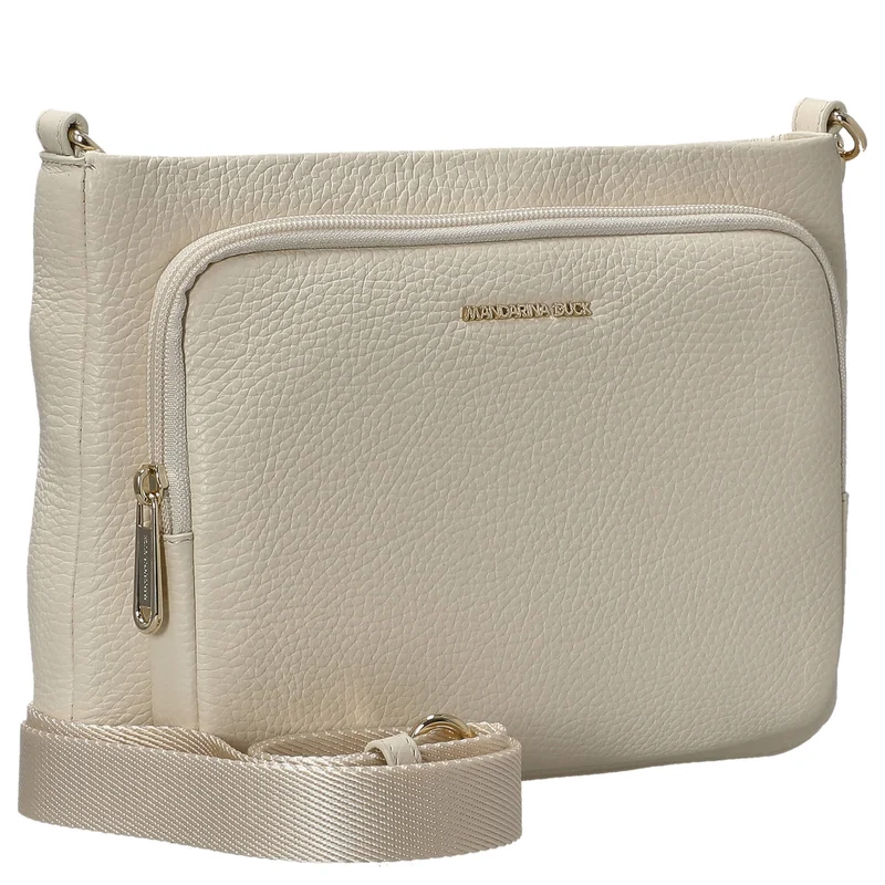 Mandarina Duck Mellow Leather - Bolso bandolera 23 cm (almond)