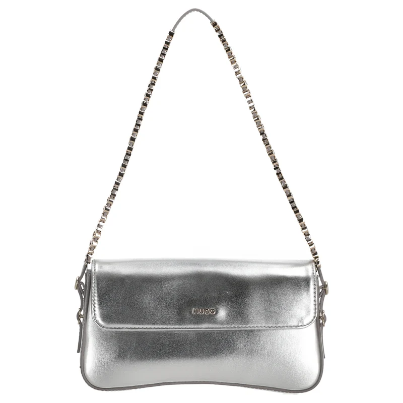 HUGO Syndra LA - Bolso de hombro 25 cm (silver)