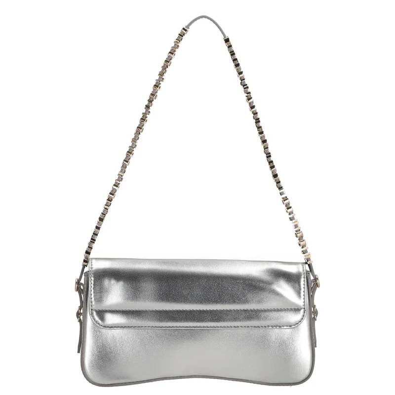 HUGO Syndra LA - Bolso de hombro 25 cm (silver)