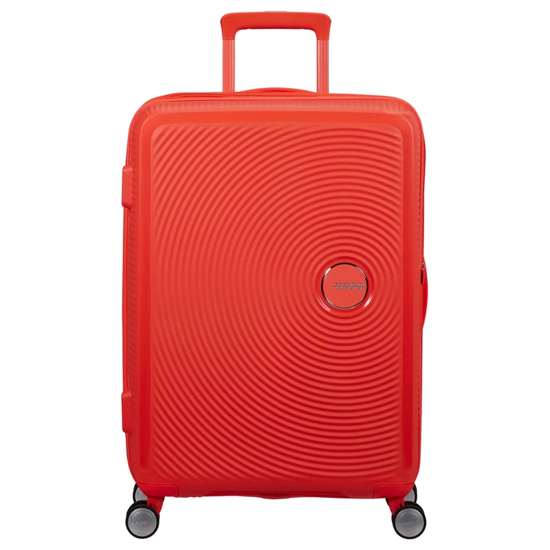 American Tourister Soundbox - Trolley de 4 ruedas 67 cm (neon orange)