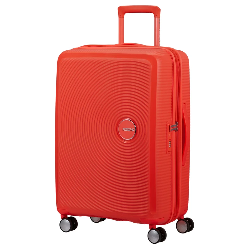 American Tourister Soundbox - Trolley de 4 ruedas 67 cm (neon orange)