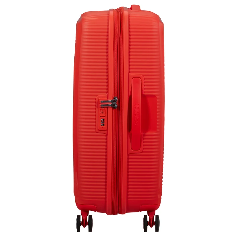 American Tourister Soundbox - Trolley de 4 ruedas 67 cm (neon orange)
