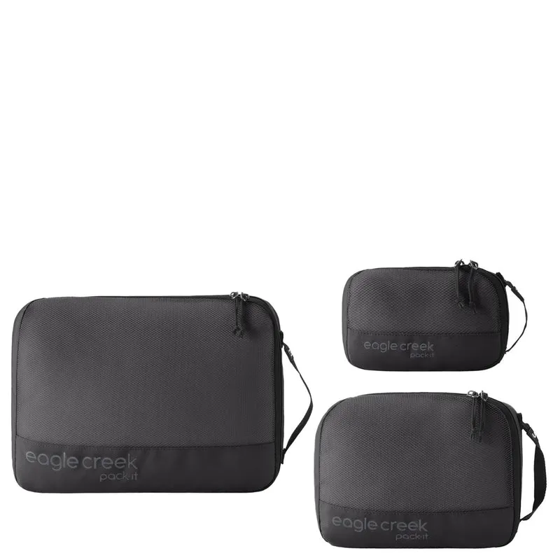Eagle Creek Pack-It Reveal Cube Set XS/S/M 3tlg. - Bolsa de embalaje (black)