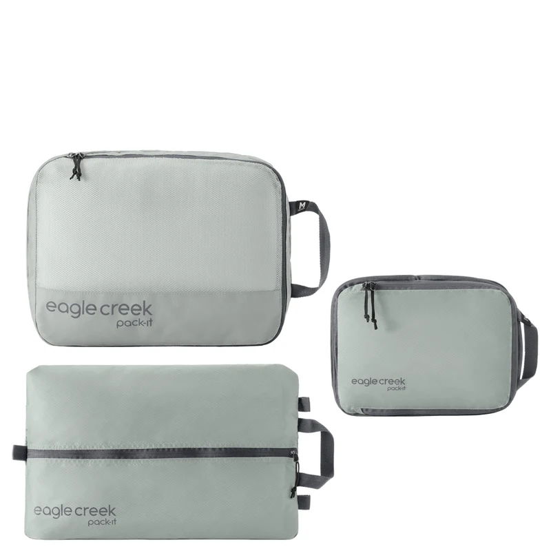 Eagle Creek selection Pack-It Essentials Set 3tlg. - Bolsa de compresión (storm grey)