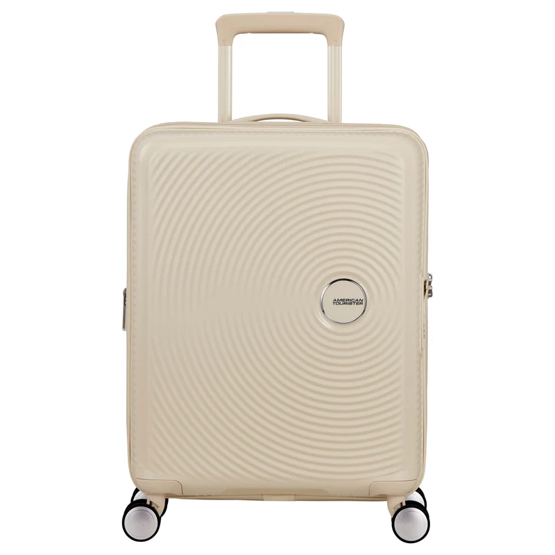 American Tourister Soundbox - Trolley de cabina de 4 ruedas 55 cm (coconut sand)