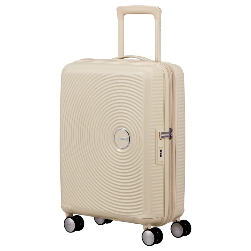 American Tourister Soundbox - Trolley de cabina de 4 ruedas 55 cm (coconut sand)