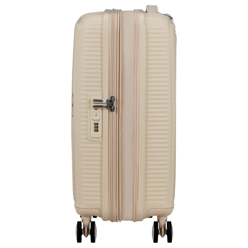 American Tourister Soundbox - Trolley de cabina de 4 ruedas 55 cm (coconut sand)