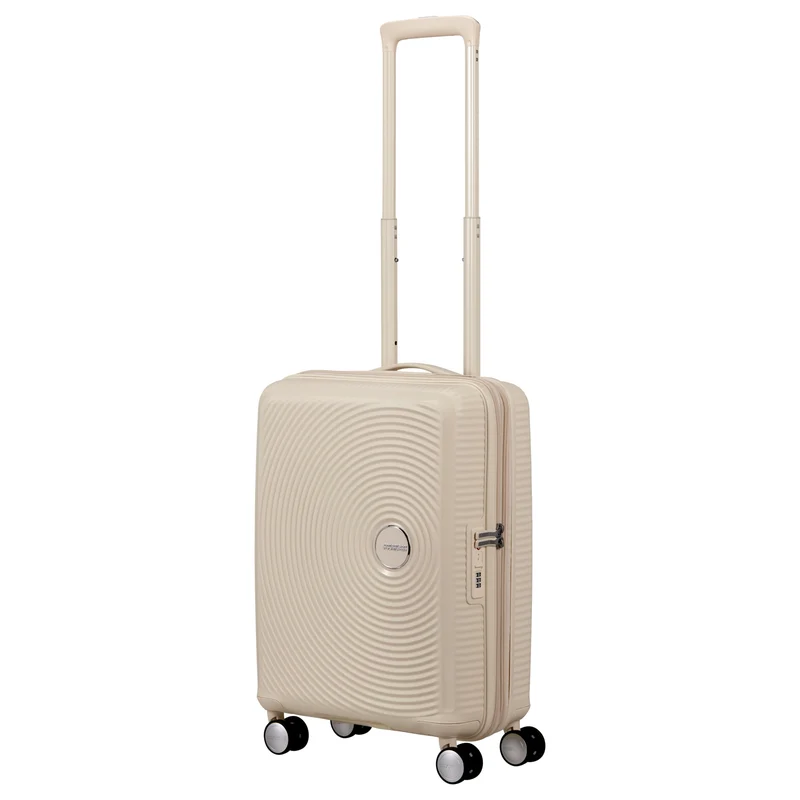 American Tourister Soundbox - Trolley de cabina de 4 ruedas 55 cm (coconut sand)