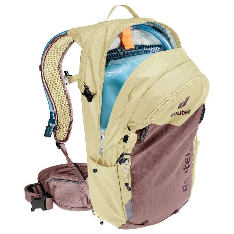 Deuter Compact 12+3 SL - Mochila de ciclismo para mujer 44 cm (ashrose-desert)
