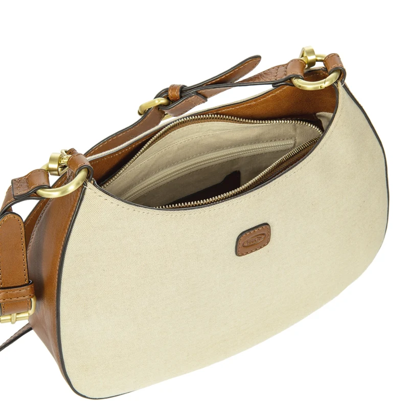 Brics Volterra Trama - Bolso de hombro 29 cm (cappuccino)