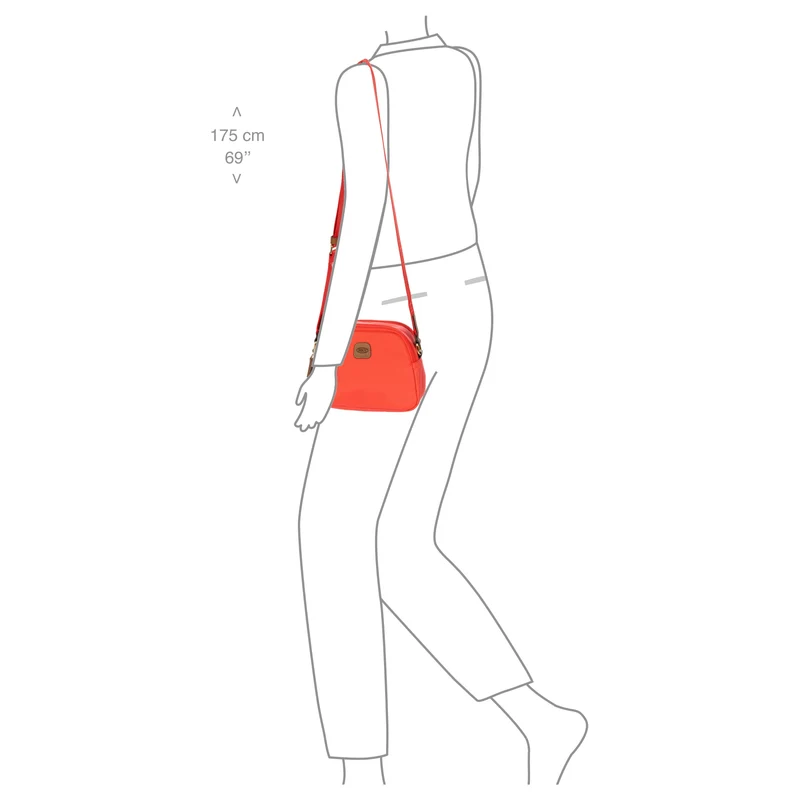 Brics X-Bag - Bolso bandolera 21 cm (poppy)