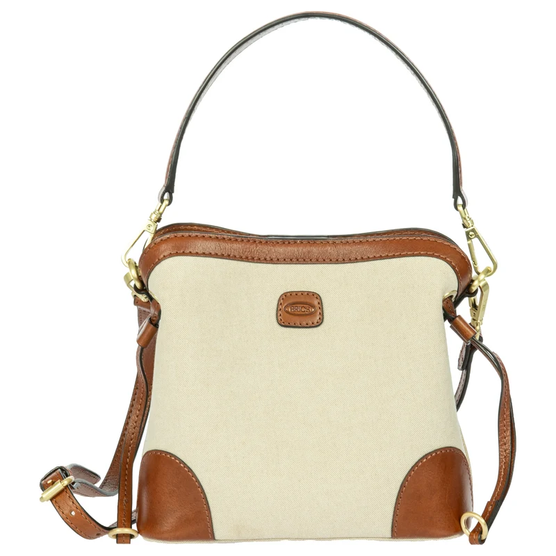 Brics Volterra Trama - Bolso de mano 20 cm (cappuccino)