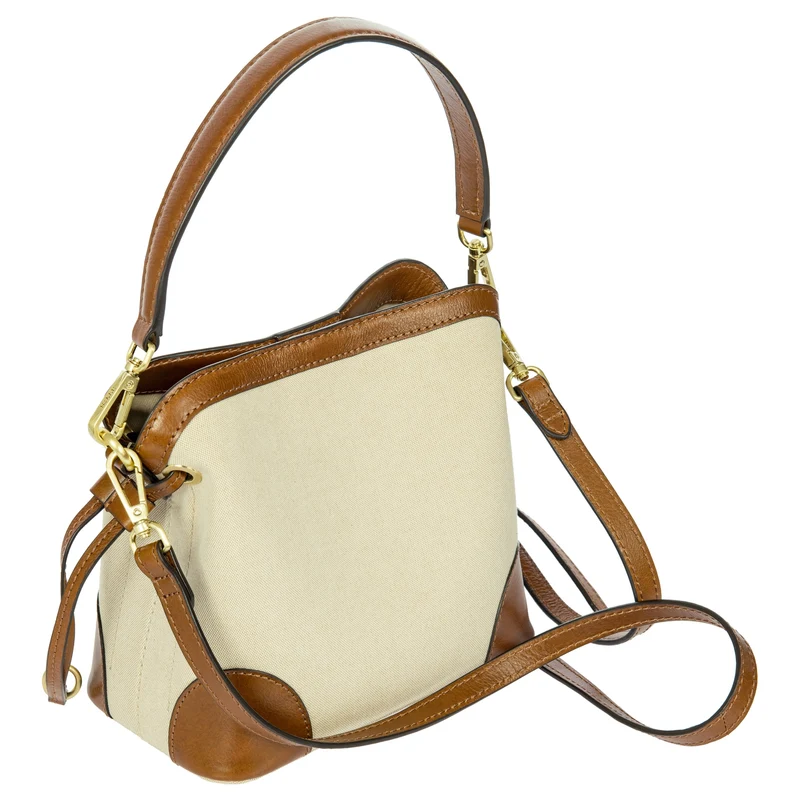 Brics Volterra Trama - Bolso de mano 20 cm (cappuccino)