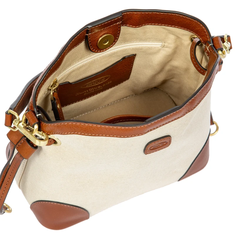 Brics Volterra Trama - Bolso de mano 20 cm (cappuccino)